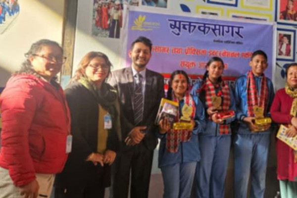 विद्यार्थीहरूबिच मुक्तक लेखन तथा वाचन प्रतियोगिता